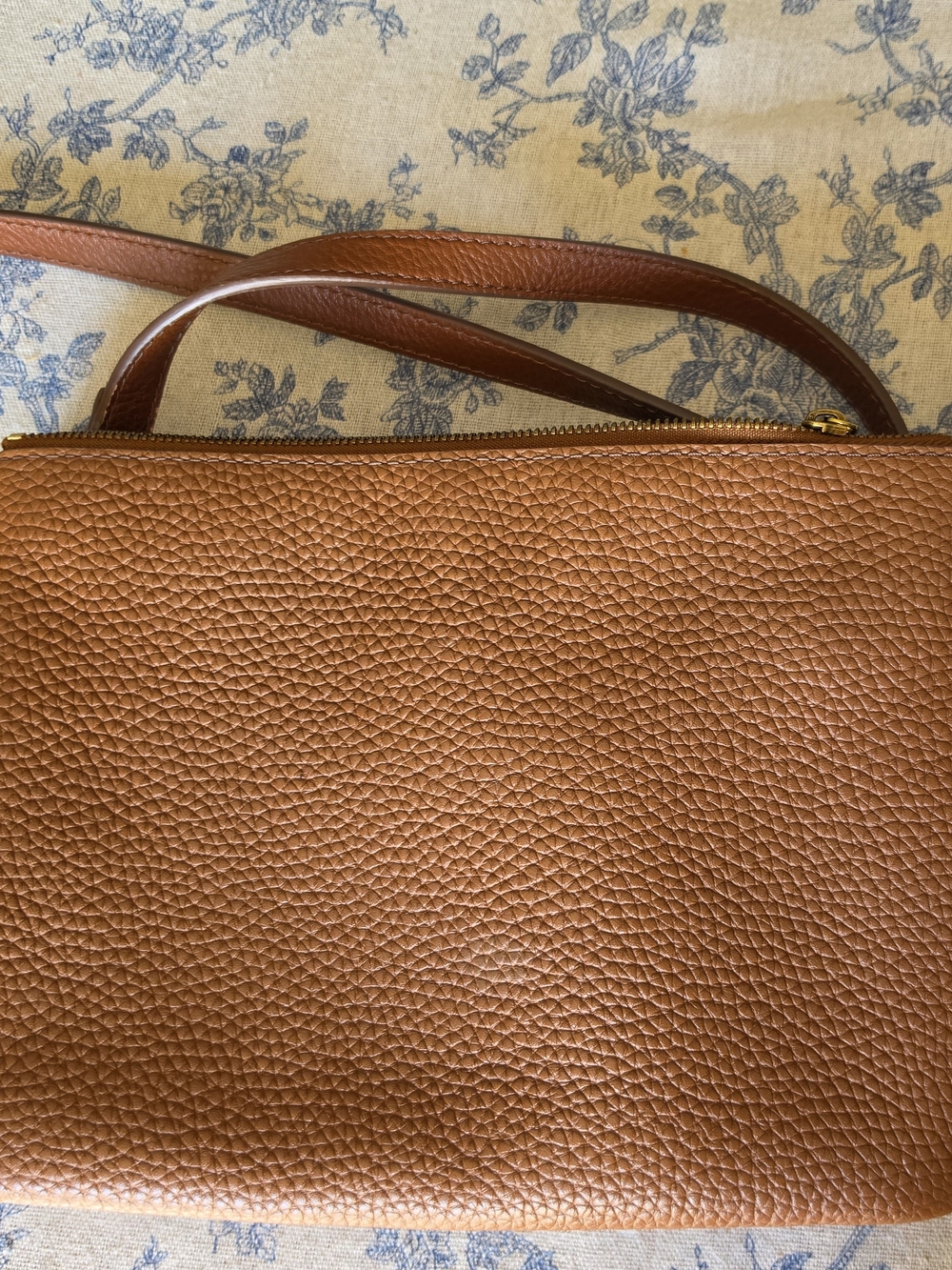 Fossil Women's Tan Leather Crossbody Bag - Picture 3 of 7